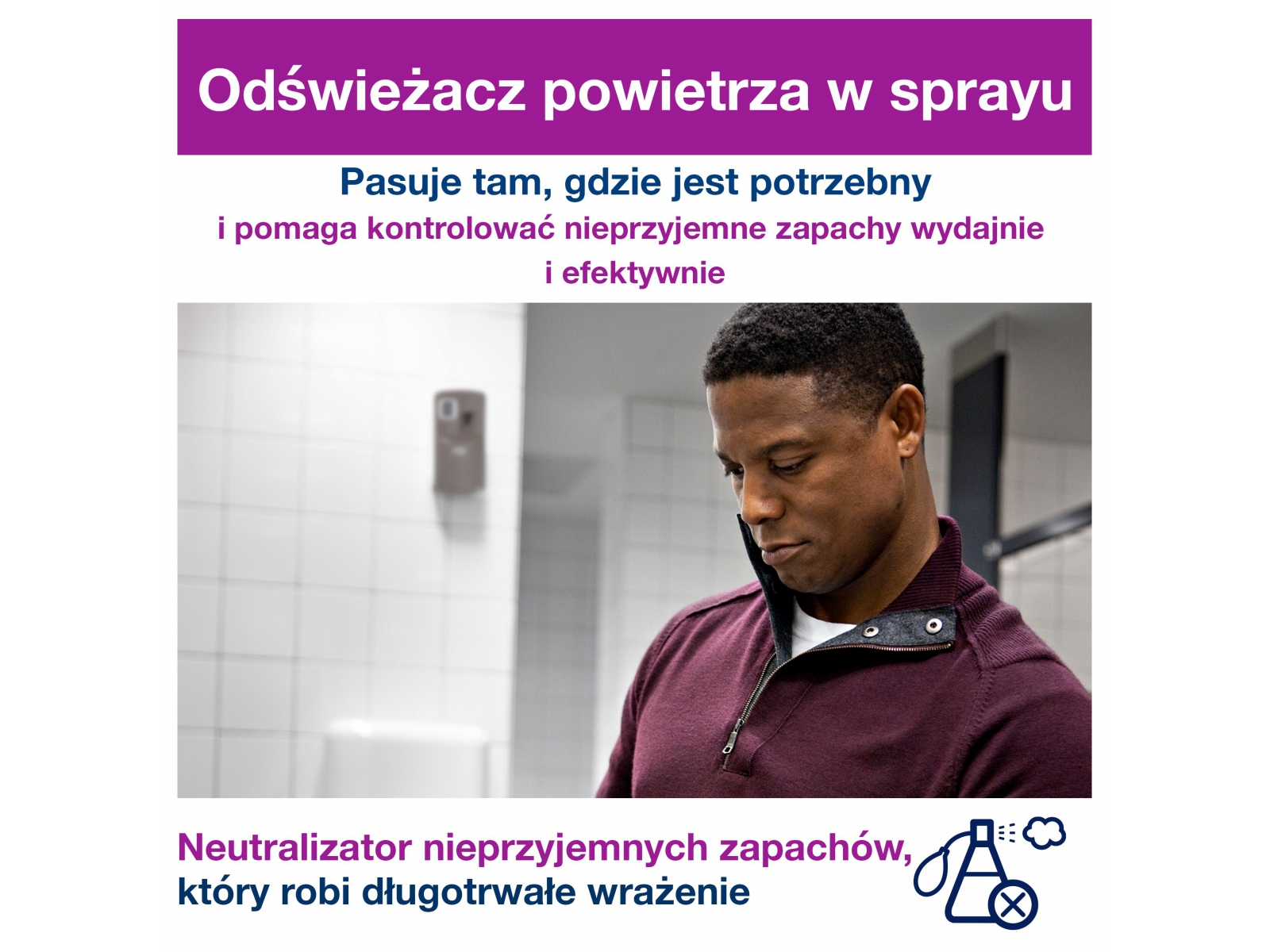Dozownik A1 TORK 256055 do odświeżaczy Szary